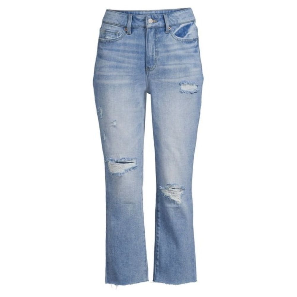 Time and Tru Women's Straight Crop Jeans